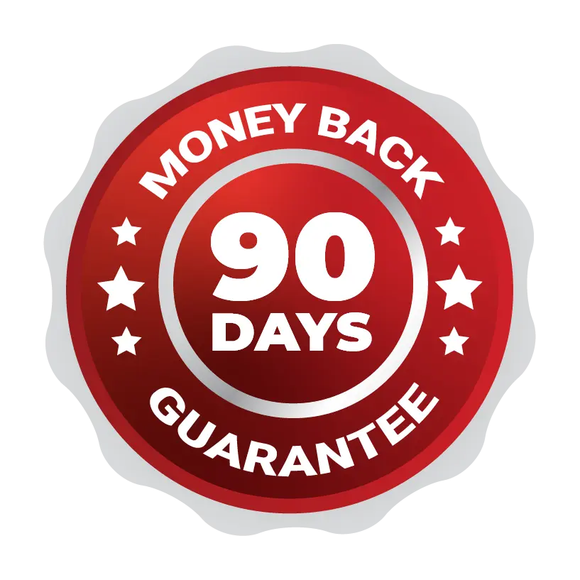 90 days Money Back Guarantee Gluco Armor